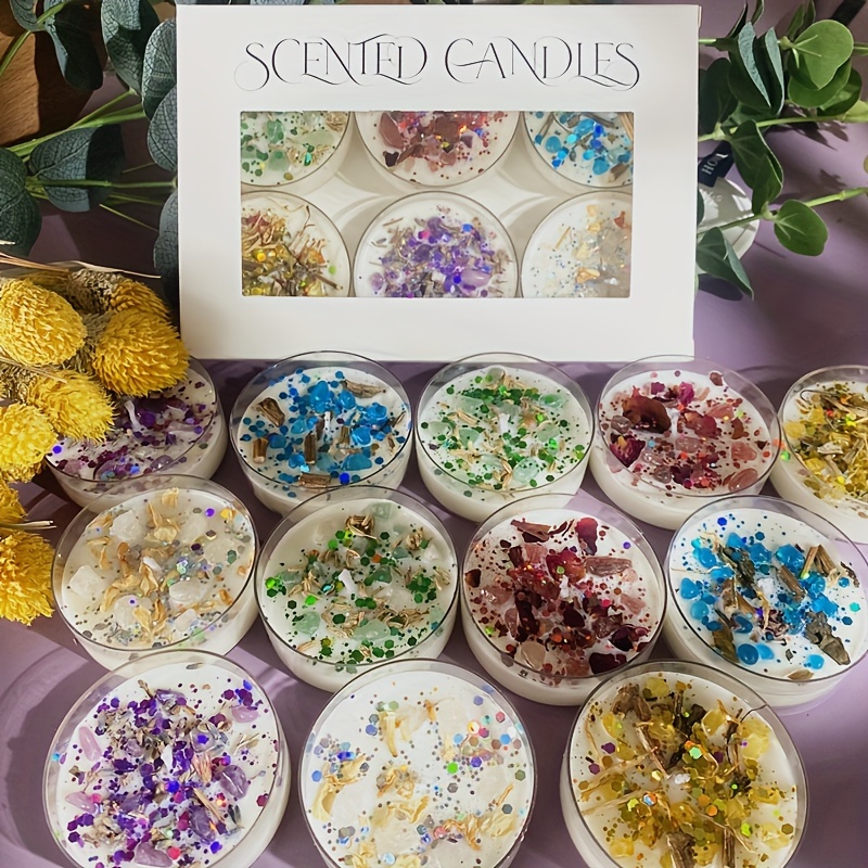 Set of 6 Scented Candles Fragr - Home Fragrance Gift review and price