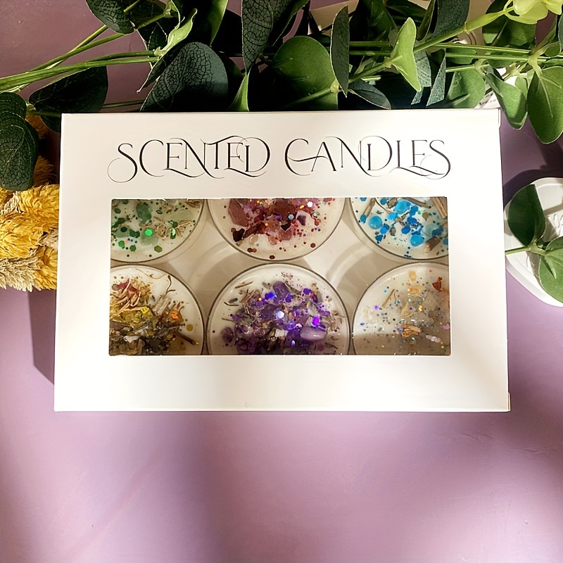 Set of 6 Scented Candles Fragr - Home Fragrance Gift review and price