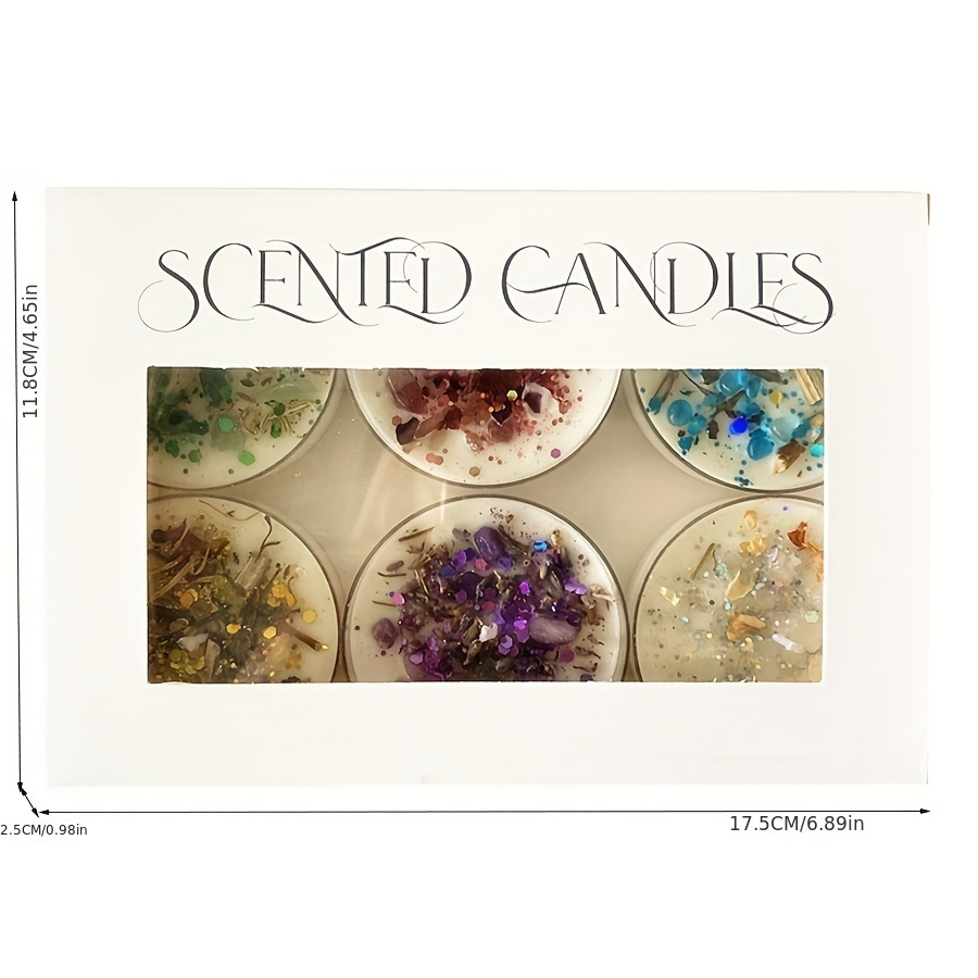 Set of 6 Scented Candles Fragr - Home Fragrance Gift review and price
